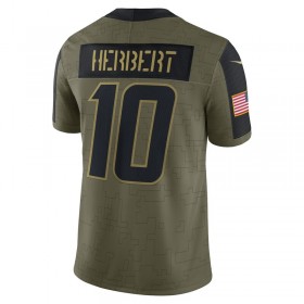 Los Angeles Chargers Tröjor Justin Herbert 10 Nike 2021 Salute to Service - Herr